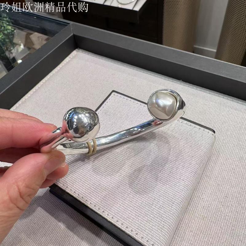 西班牙UNOde50 珍珠蒜头手镯手工极简ZEN男女情侣经典轻奢手工