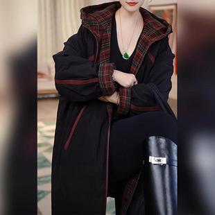 已出货秋冬时尚 休闲加厚保暖双面穿棉衣气质宽松显瘦连帽棉服外套