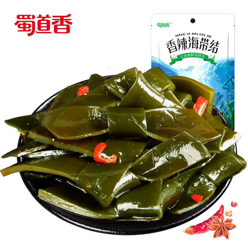 香辣海带结即食海鲜零食