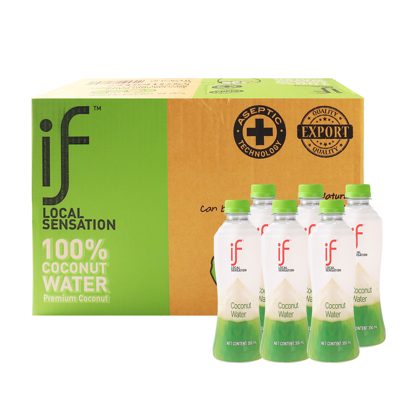 临期到3月 泰国进口if椰子水整箱350ml*24瓶IF椰青水椰汁清甜包邮,咖啡/麦片/冲饮,椰汁水/椰汁/椰奶,淘宝优惠券,粉丝福利购,淘宝优惠卷