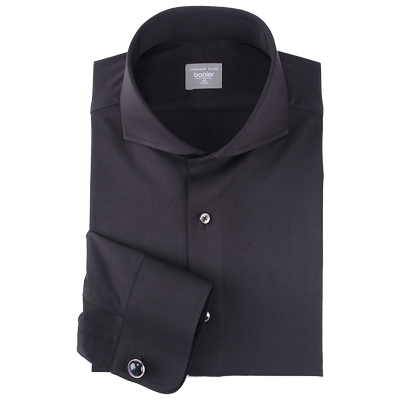 拜耳温莎领长袖一袖双用免烫微弹