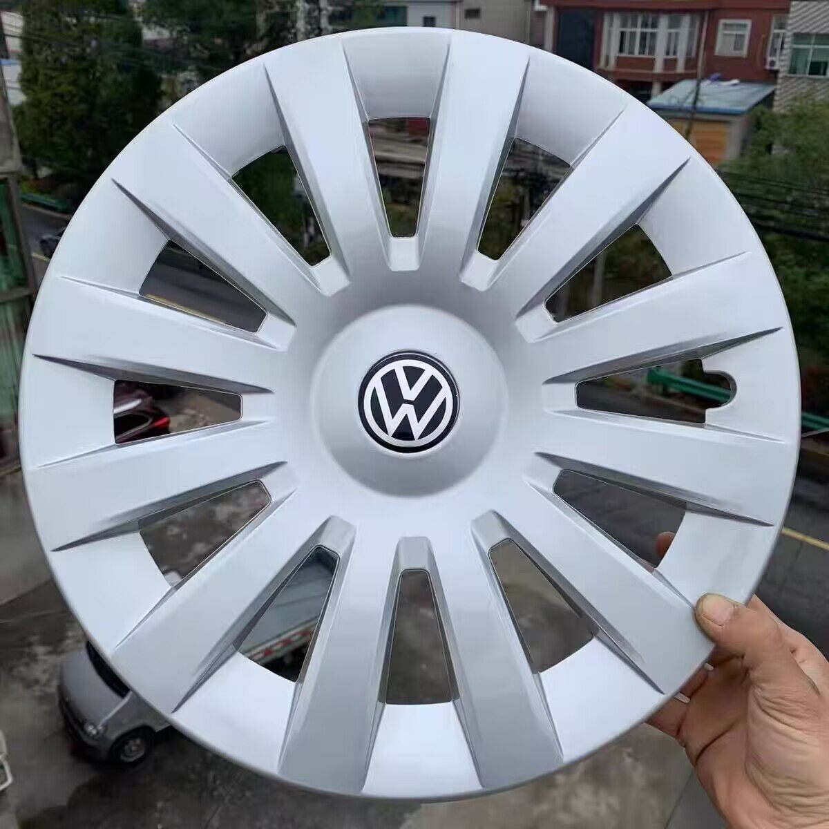 04-12大众新老款捷达轮毂盖14寸原装饰汽车钢圈轮胎罩帽伙伴改装