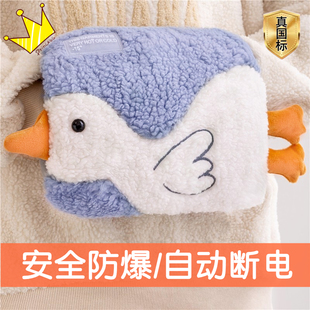 热水袋充电款 冬天暖手宝女生暖宫毛绒暖水袋电暖宝 暖宝宝2025新款