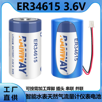 睿奕ER34615燃气流量计电池3.6V