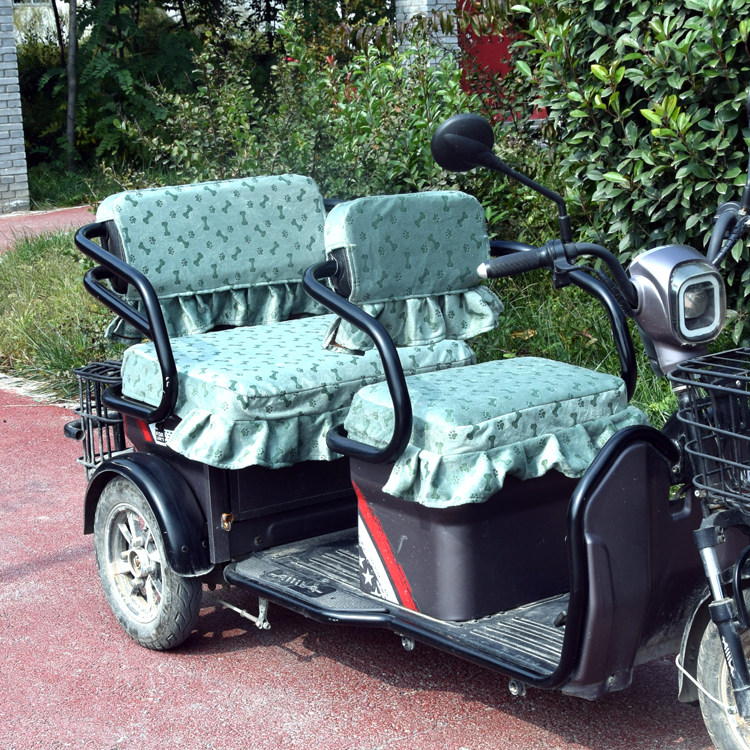 爱玛清沐艾美达小鸟金彭电动三轮车休闲车座套小巴士坐垫可订做