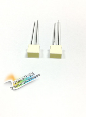 LED发光管二极管黄光 4X6X7mm方形黄灯 4*6*7 LED扁形黄色平面管