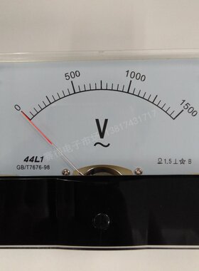 44L1 1000V 1500V 交流指针式电压表 1.5KV 直接交流电压表 AC表