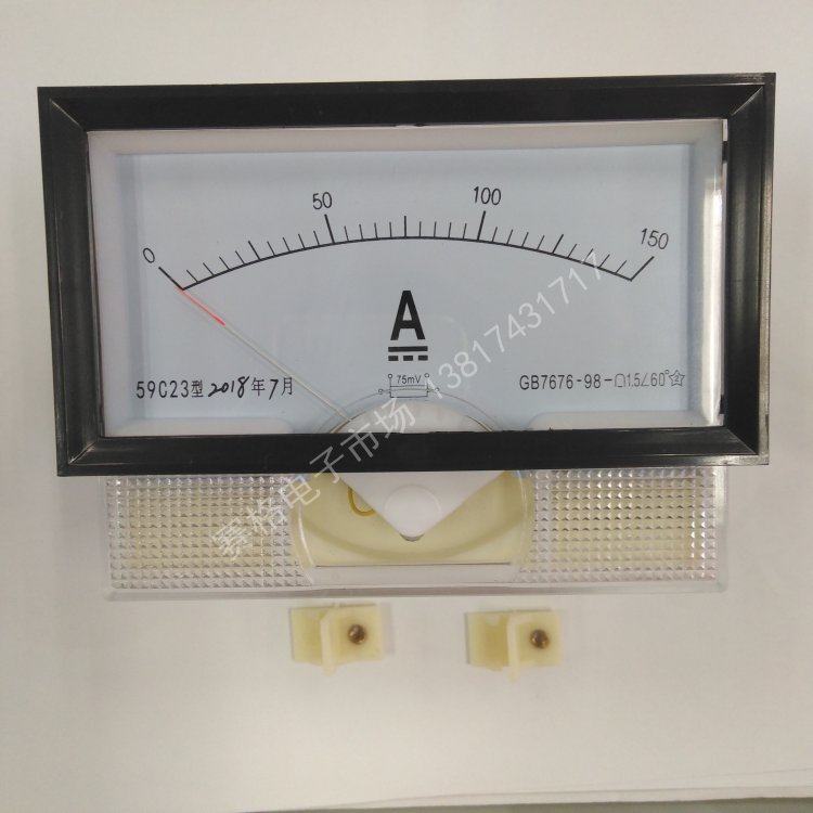 59C23-10A/75MV 100A 150A/75MV 直流电流表 安培电流表 表头DC