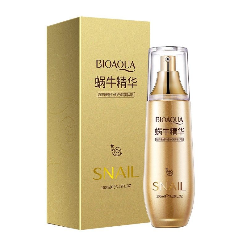 泊泉雅蜗牛修护水润精华乳乳液保湿乳补水滋润控油提亮肤色