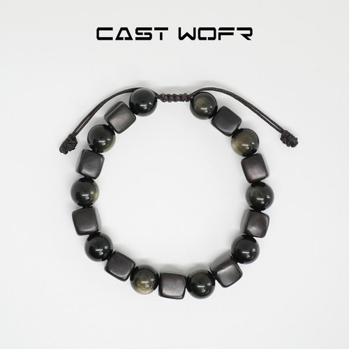 原创设计金曜石手串单圈男女同款