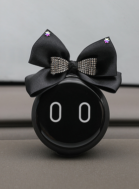 nomi帽子头饰机器人黑色蝴蝶结闪钻蔚来汽车ES6 ES7 ES8 ET5 79