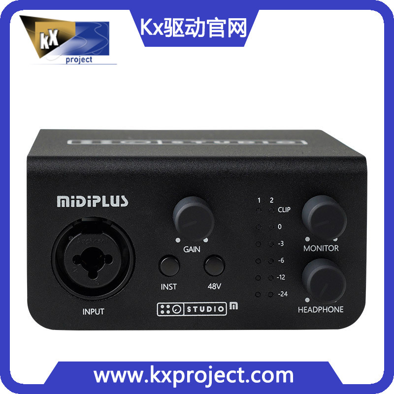 【MiDiPLUS迷笛】STUDIO M PRO USB外置声卡:唱歌/直播/录音/编曲