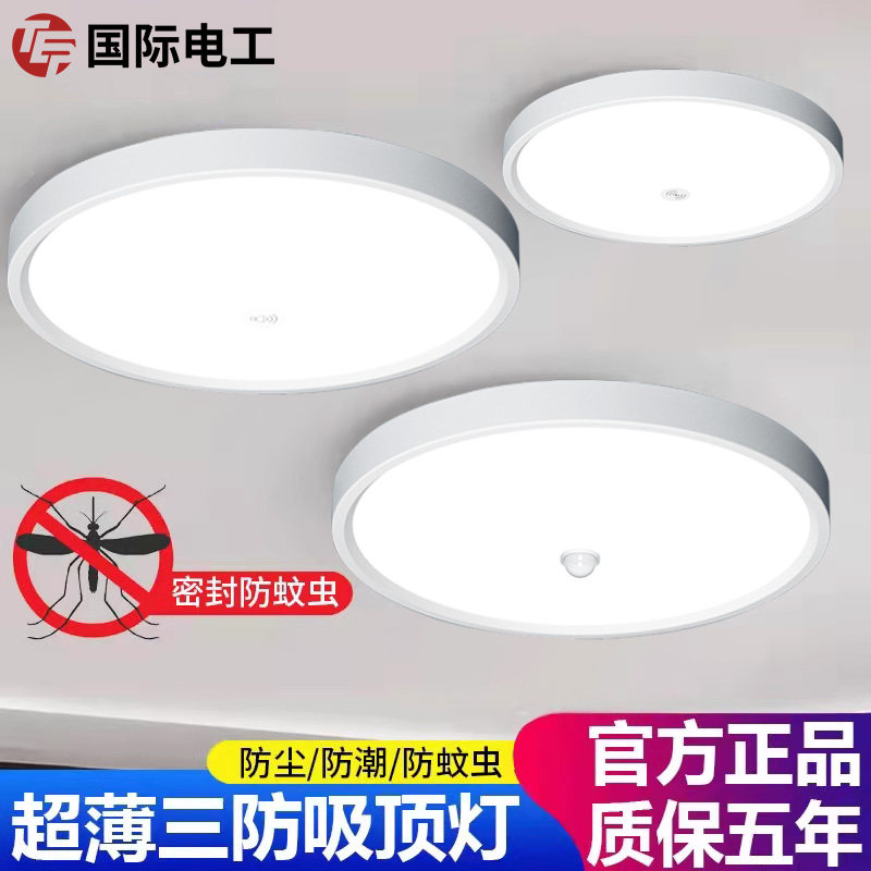 led感应吸顶灯声控楼道过道楼梯家用走廊红外人体自动雷达感应灯,家装灯饰光源,厨卫/阳台/玄关/过道吸顶灯,淘宝优惠券,粉丝福利购,淘宝优惠卷