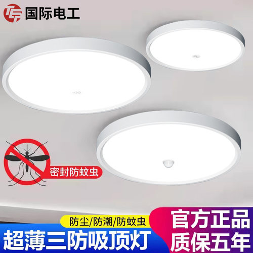 国际电工led感应吸顶灯楼道楼梯