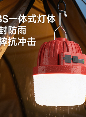 LED充电灯泡家用停电应急照明灯户外露营超亮移动夜市摆摊地摊灯
