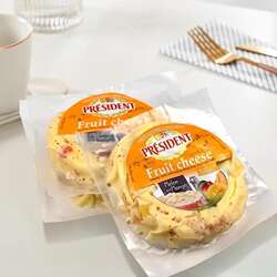 总统水果奶酪蒜葱坚果风味蜜瓜芒果风味奶油奶酪干酪澳洲进口