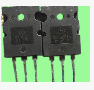 进口拆机正品摩托罗拉高级音频对管 MJL1302A MJL3281A 一对10元