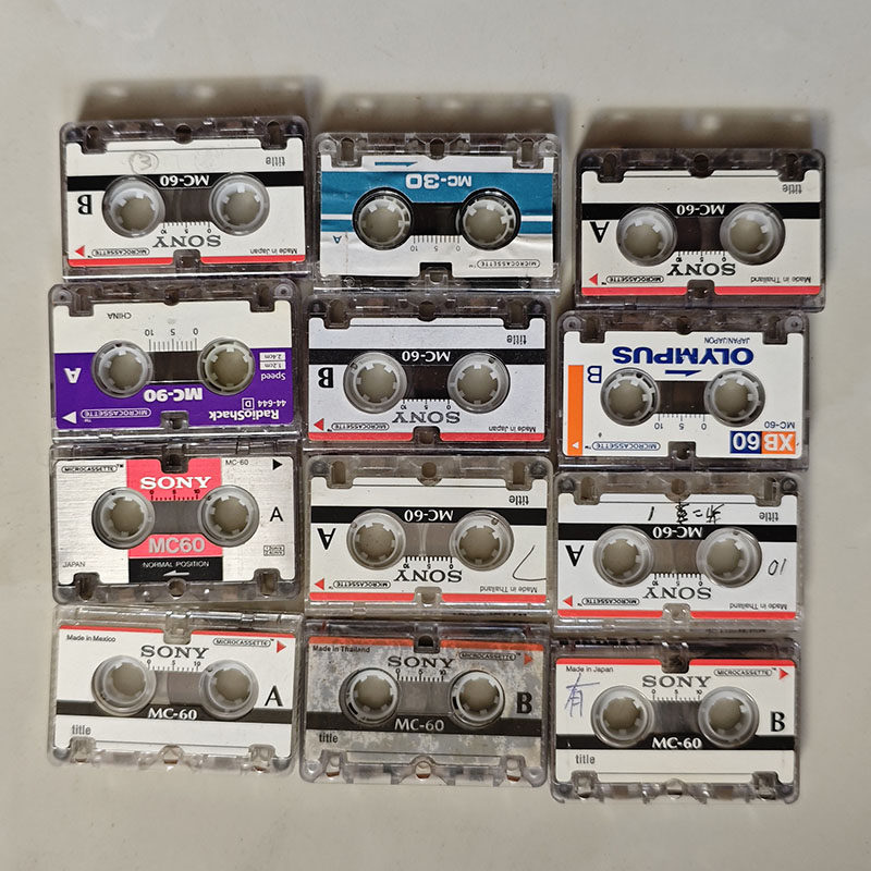 采访机 MC60采访带录音磁带MC-30二手用过的装饰品摆件怀旧收藏品