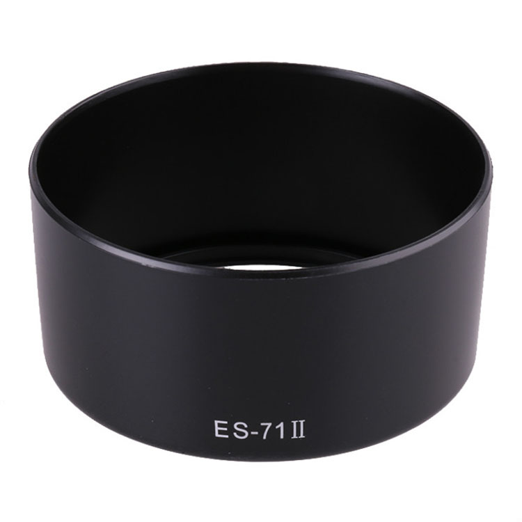 适用佳能ES-71II卡口遮光罩EF 50MM /1.4 USM镜头 50-1.4遮光罩