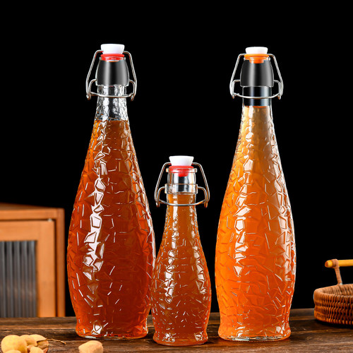 饮料玻璃瓶油瓶发酵瓶乐扣瓶