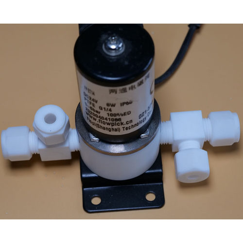 三通二通 PTFE  配件常开两通电磁阀24V PTFE B072101001截止阀