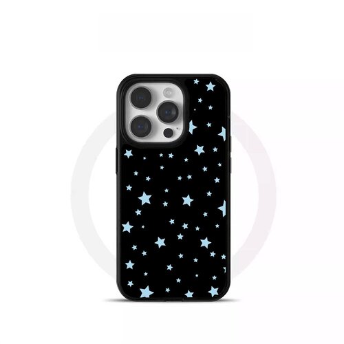 ins个性满屏星星亚克力黑边磁吸适用苹果iPhone16promax手机壳1312pro小米1415Pro华为mate60p70三星S23防摔