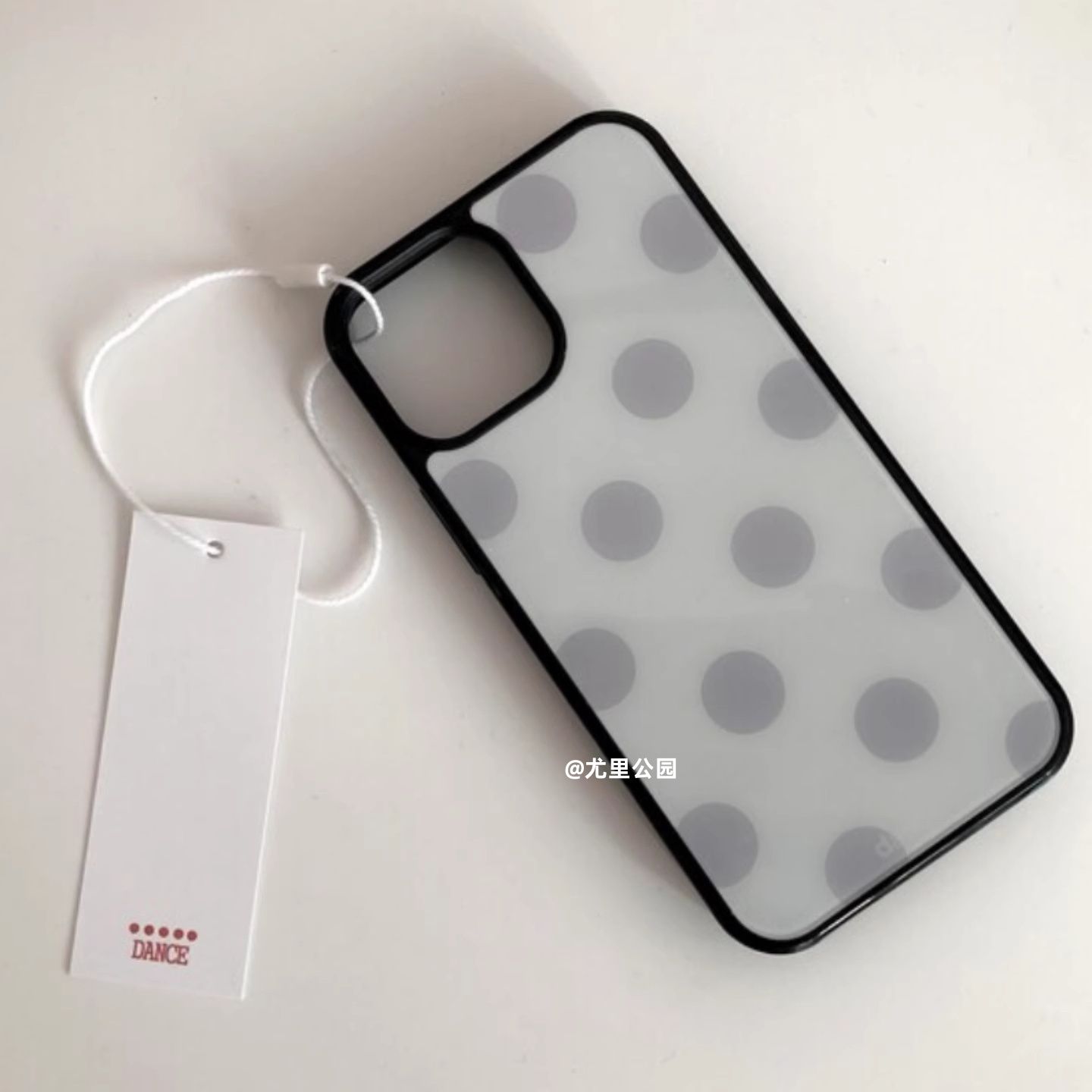 海盐杏仁色古早波点亚克力黑边适用苹果iPhone16promax手机壳1312pro小米1415Pro华为mate60p70三星S23防摔