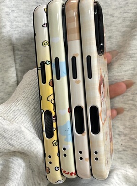 原创卡通狗狗韩国菲林壳二合一适用于苹果16promax手机壳iPhone1514promax131211华为小米OPPOVIVO荣耀红米