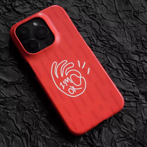 ins原创我很好iphone16Promax适用苹果手机壳新款15pro国产ins菲林壳14小众13原创女12mini可爱11全包保护套