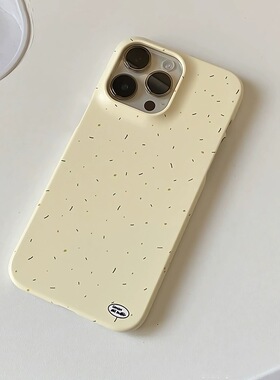 原创淡黄色菲林ins小众适用苹果15iphone14pro手机壳1311全包不撞壳的手机壳保护套xr高级感12个性xsmax简约