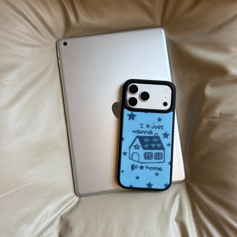 ins风我想回家适用iPhone17/16promax神甲手机壳简约15高级防摔14小众13个性12黑框手机套创意ins苹果保护壳