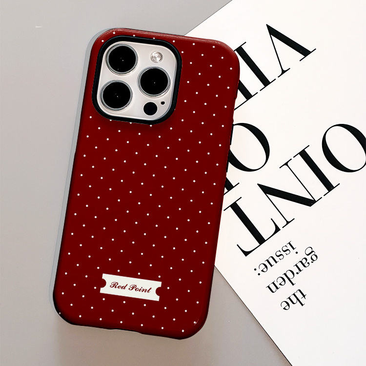 原创安可拉波点苹果手机壳菲林二合一壳适用iPhone16promax/15pro/13/14plus手机壳苹果12mini硬XS/8保护软壳