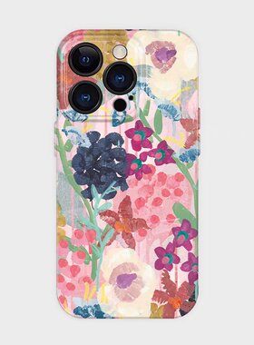 秘密花园~适用iPhone苹果16promax手机保护壳15plus新款高级感女生小米14超好看独特13艺术设计感华为pura70+