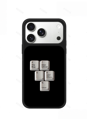 ins风按键人生黑边软壳磁吸适用苹果小米iPhone17promax手机壳1613pro小米1415Pro华为mate60p70三星S23防摔