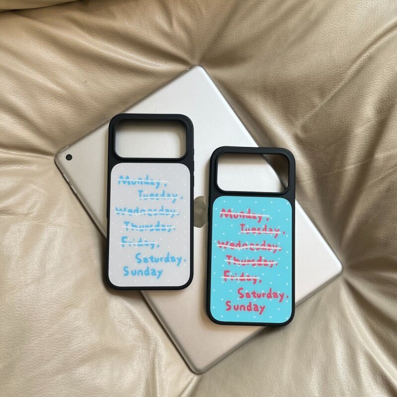 ins个性波点英文黑边电镀银磁吸适用苹果iPhone17promax手机壳1615pro小米1415Pro华为mate60p70三星S23防摔