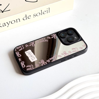 ins森林秘境镜面适用于苹果16promax手机壳iphone16/15/14/13/12/11新品高级感全包防摔小众磁吸15plus玻璃壳