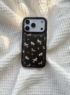 ins风可爱韩系新年烟花皮质适用于苹果iPhone17promax手机壳1613pro小米1715Pro华为mate70p80防摔高级感新款