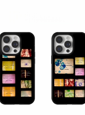 ins风初恋宇多田光黑边软壳磁吸适用苹果iPhone17promax手机壳1615pro小米1415Pro华为mate60p70三星S23防摔