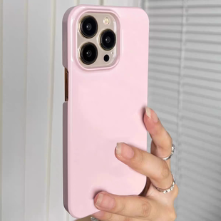 ins简约纯粉色柠檬黄色苹果手机壳菲林壳适用iPhone16promax/15pro/13/14plus手机壳苹果12mini硬半包保护套