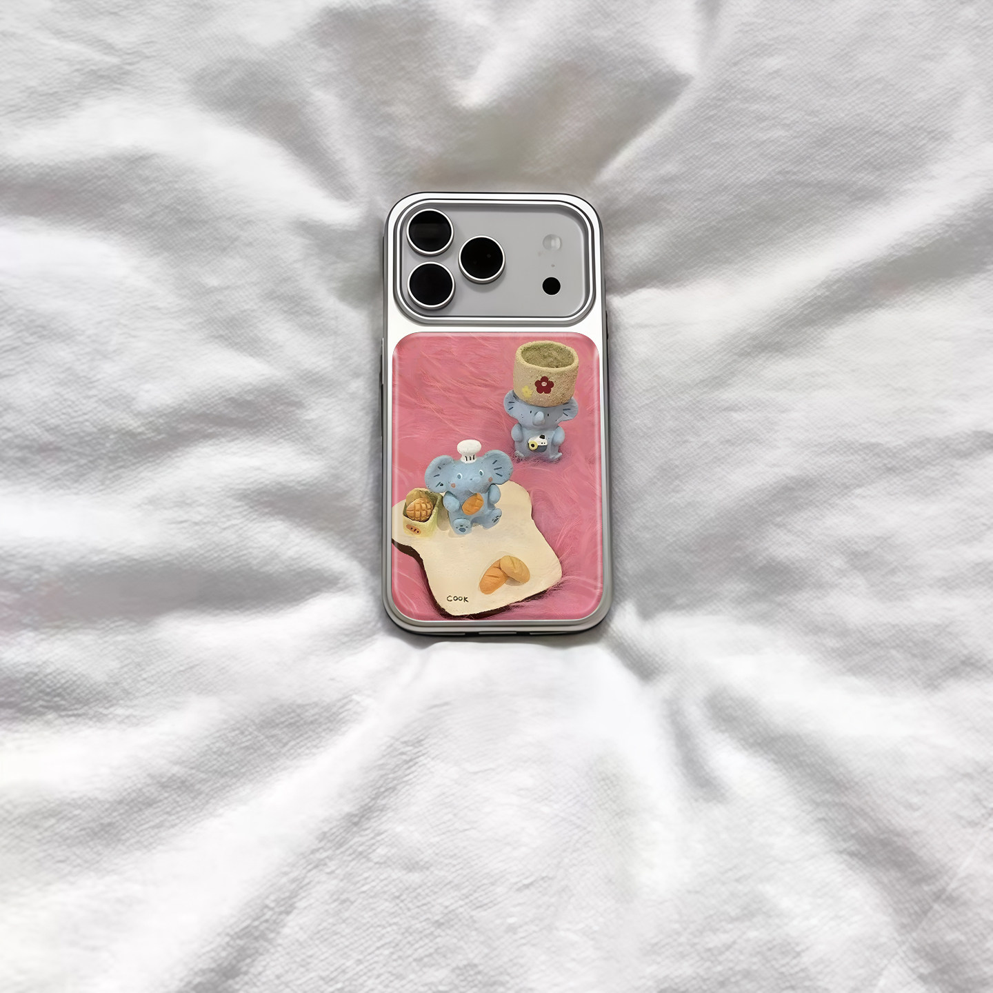 ins可爱复古陶瓷小象电镀银磁吸适用苹果iPhone17promax手机壳1615pro小米1415Pro华为mate60p70三星S23防摔,3C数码配件,手机保护套/壳,淘宝优惠券,粉丝福利购,淘宝优惠卷