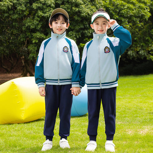 幼儿园园服春秋装一年级班服套装夏季运动会小学生短袖校服四件套