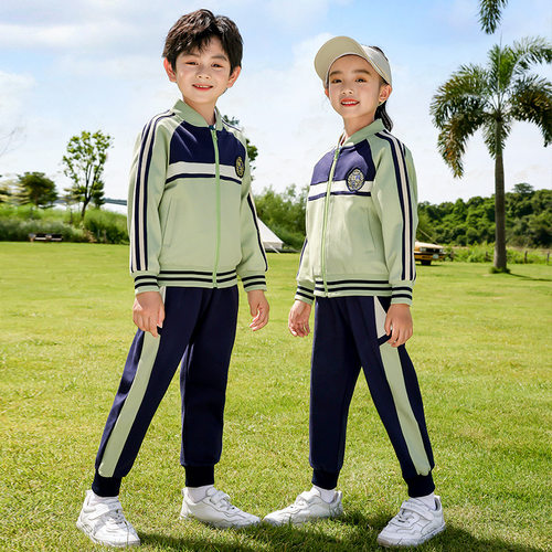 2023幼儿园园服春秋新款中小学生校服秋季运动会班服学院风老师服