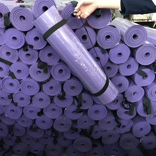 外贸尾单瑜伽垫子15mm加长跑步机