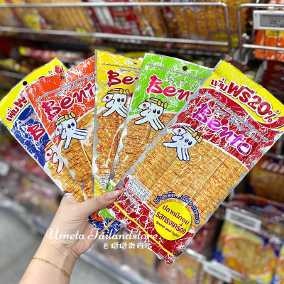 Bento泰国BigC代购拌多乐鱿鱼片甜辣香辣手撕即食鱿鱼干休闲零食