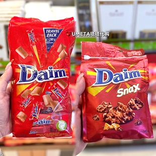 巧克力脆心焦糖巧克力扁桃仁果仁巧克力脆脆 Daim泰国BigC代购
