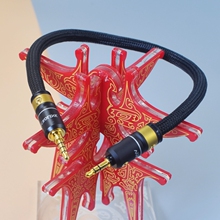 加粗纯银3.5转3.5同轴线coax音频线FiiO飞傲jm21 DM13 M23 M17 V3D连接MOJO hugo2 XD05解码器耳放DAC SPDIF