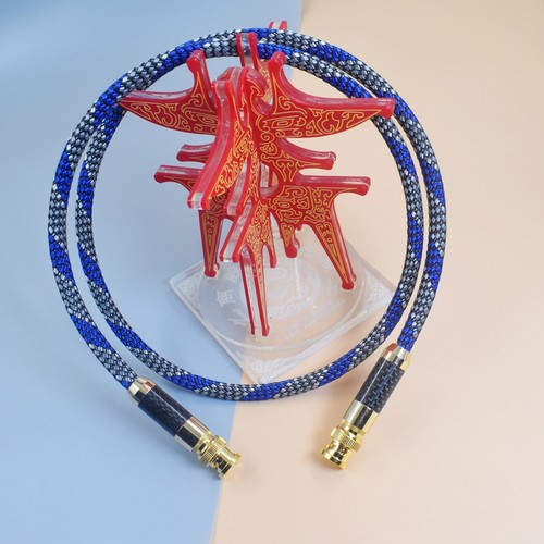 发烧RCA信号线解码器BNC数字同轴线75欧飞秒10M时钟线50欧音频线