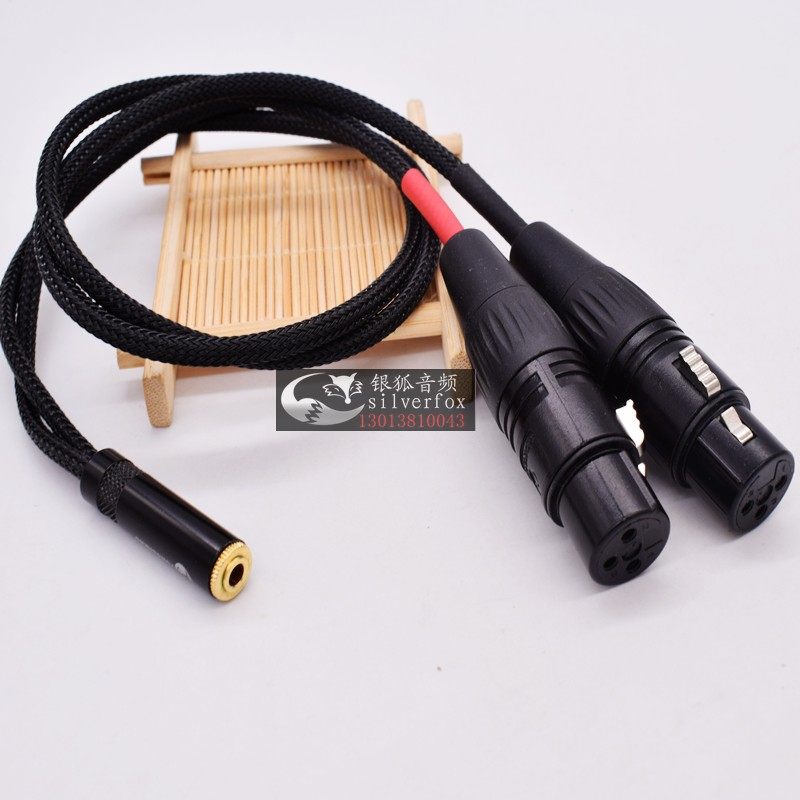 降噪线调音台输出声卡双卡侬母 XLR转3.5母一分二1分2卡农音频线,影音电器,线材,淘宝优惠券,粉丝福利购,淘宝优惠卷