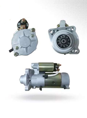 山猫S175滑移装载机6685190 6676957起动机久保田V2203启动马达