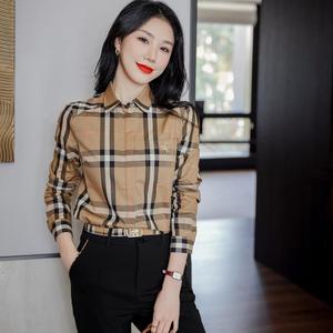 欧美代工厂高端格子女装